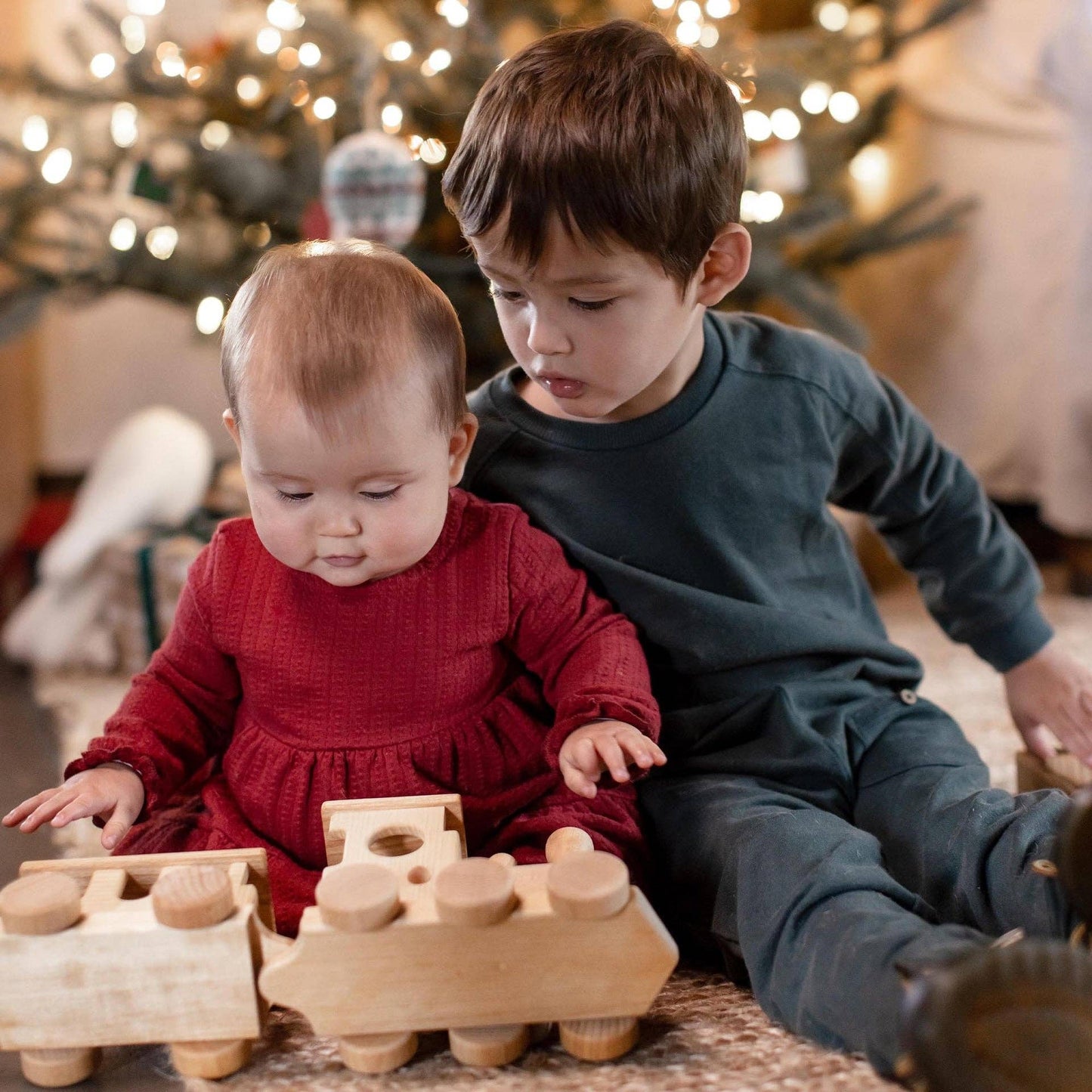 Brick Red Organic Cotton Dress