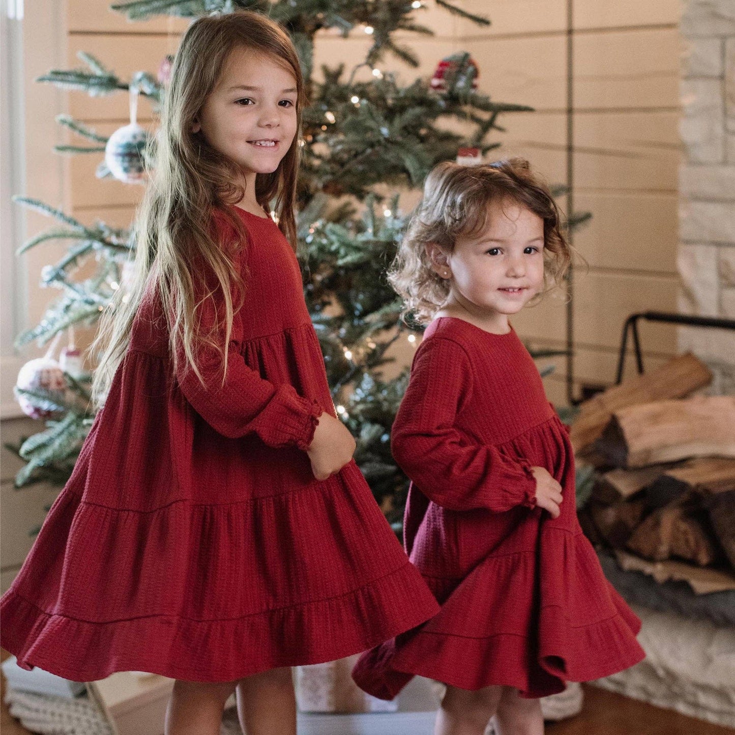 Brick Red Organic Cotton Dress