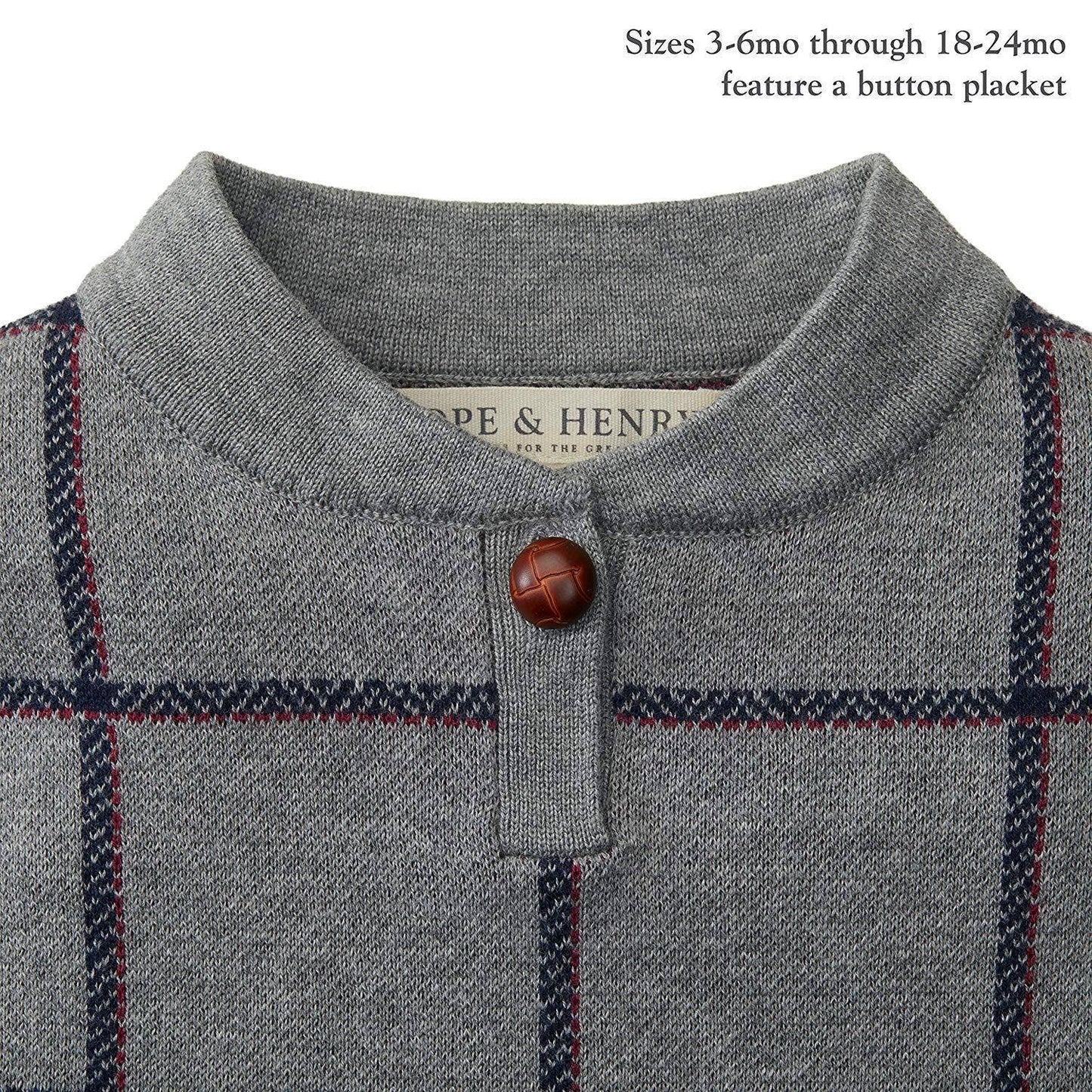 Gray Windowpane Sweater Cape