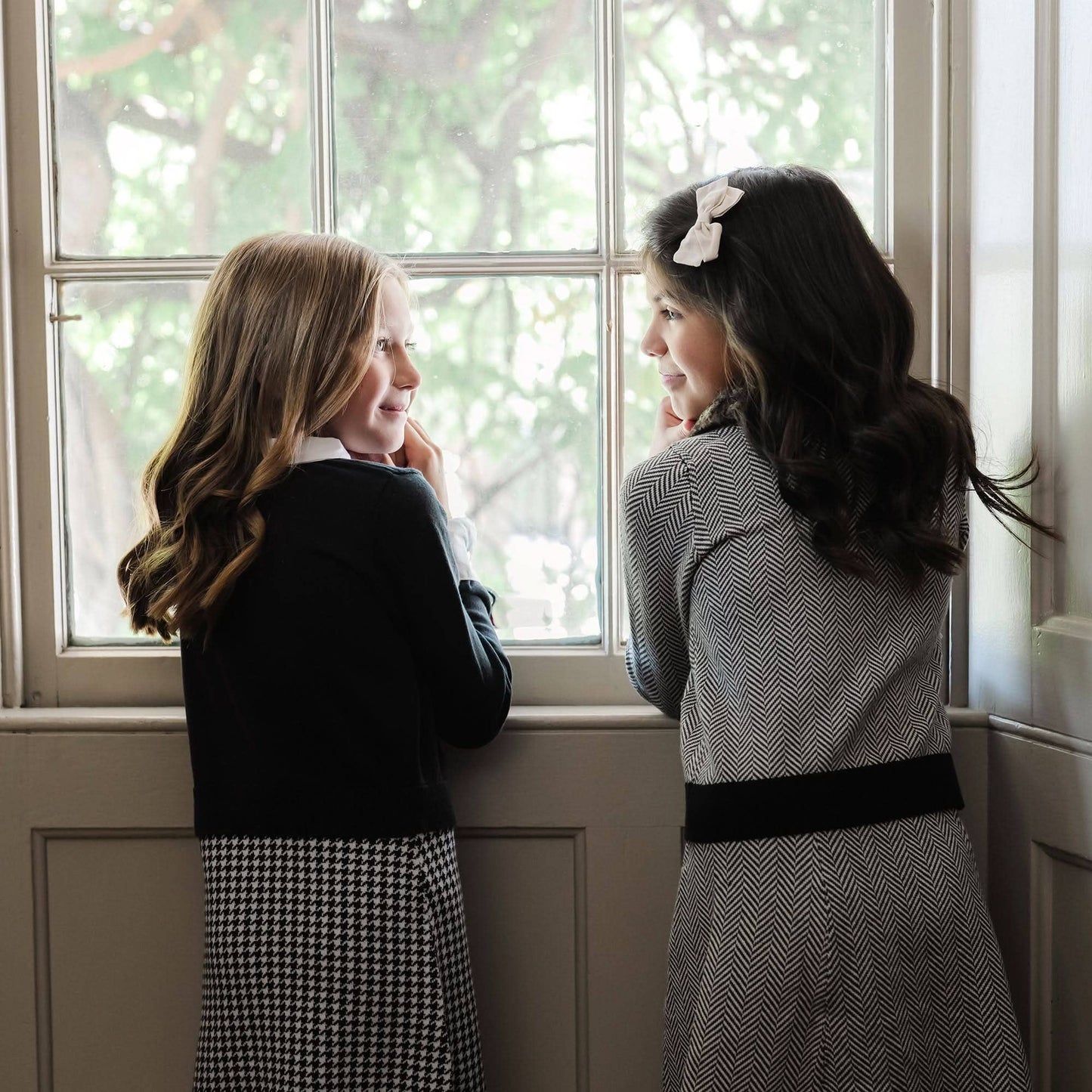 Organic Faux Fur Cardigan & Skirt Set