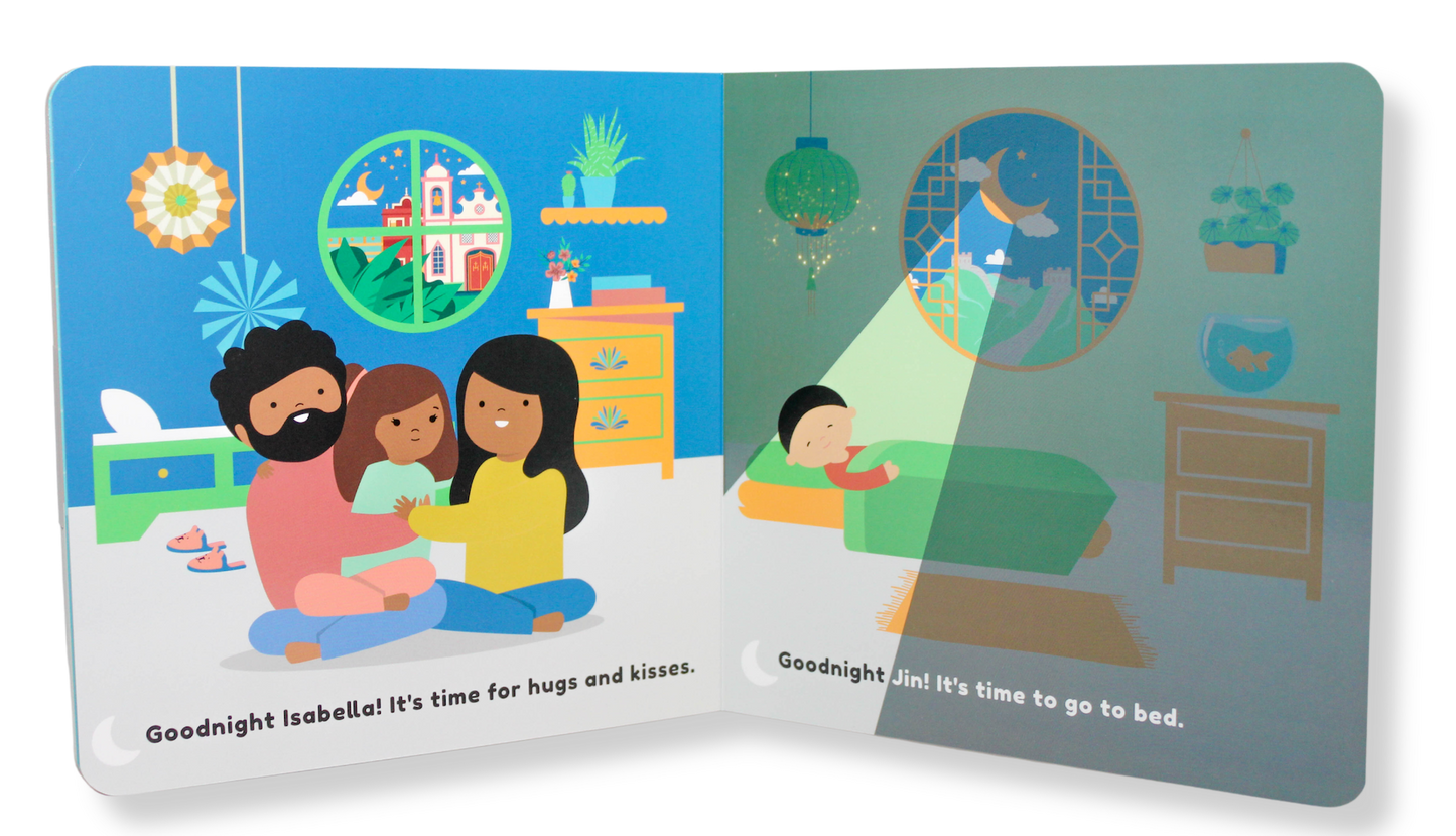 Kids of the World: Good Morning, Good Night Board Book