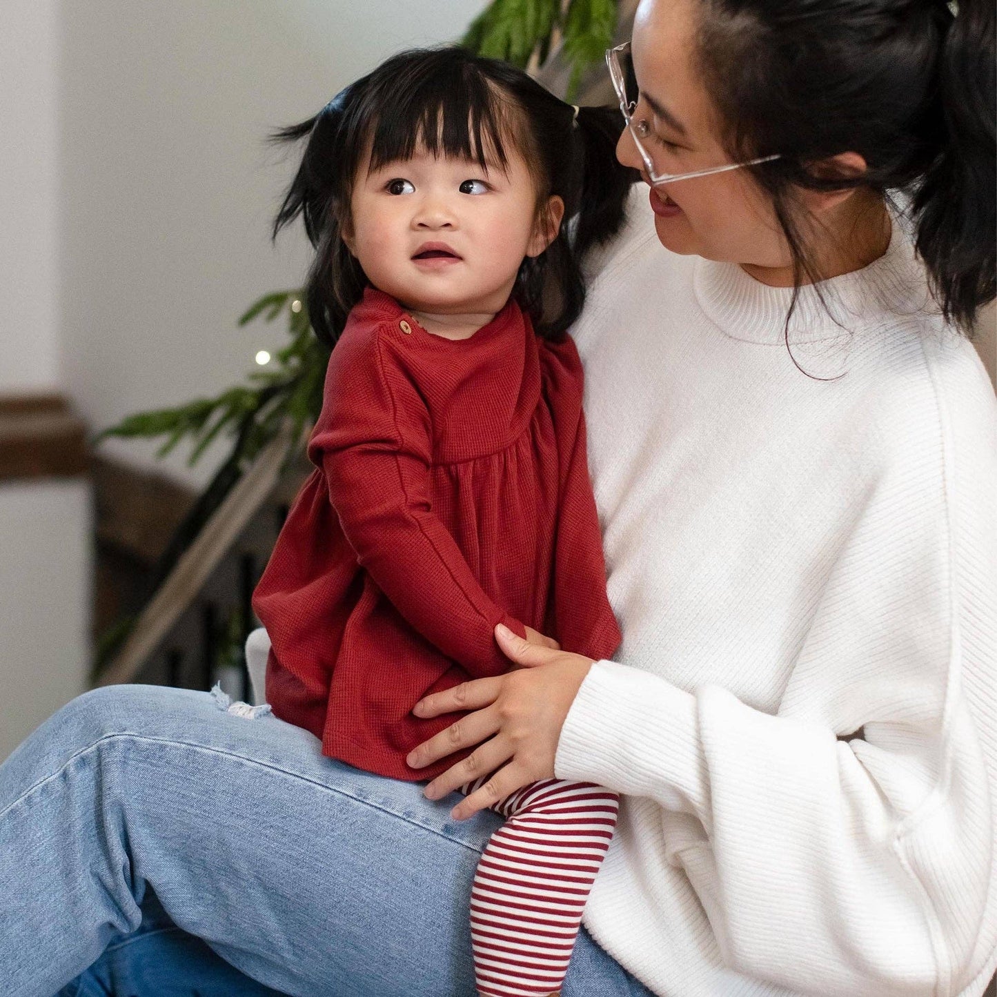 Thermal Organic Girl Tunic & Pants Set