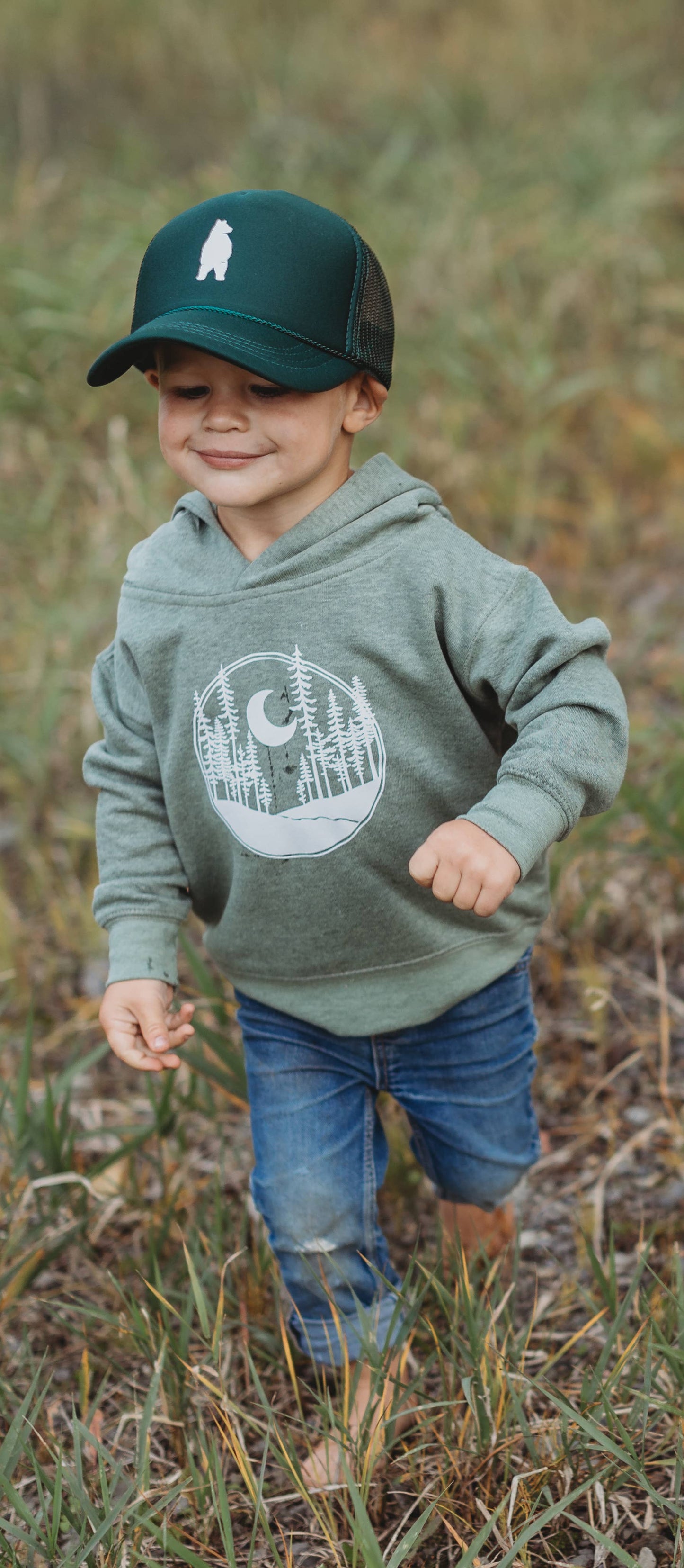 Crescent Moon in the Woods Hoodie
