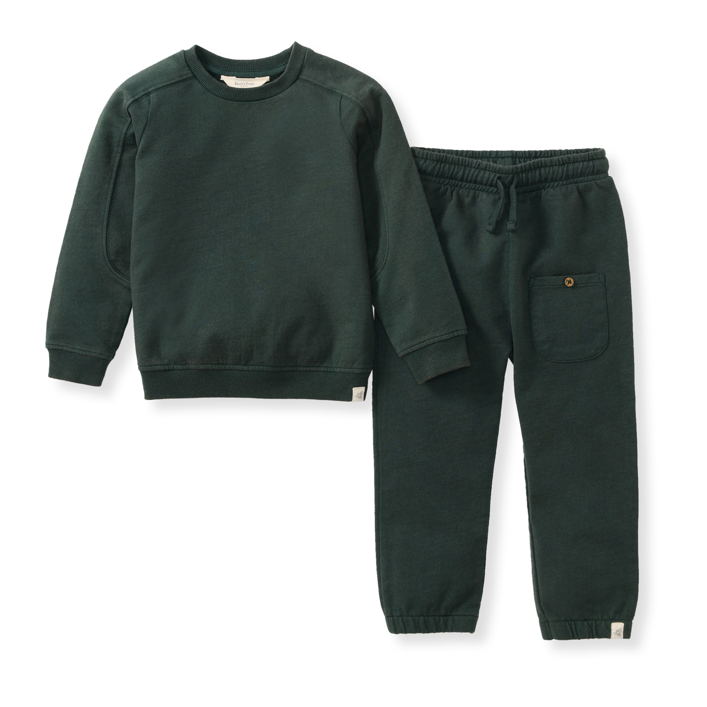 Zucchini Green Sweatshirt & Pants Set