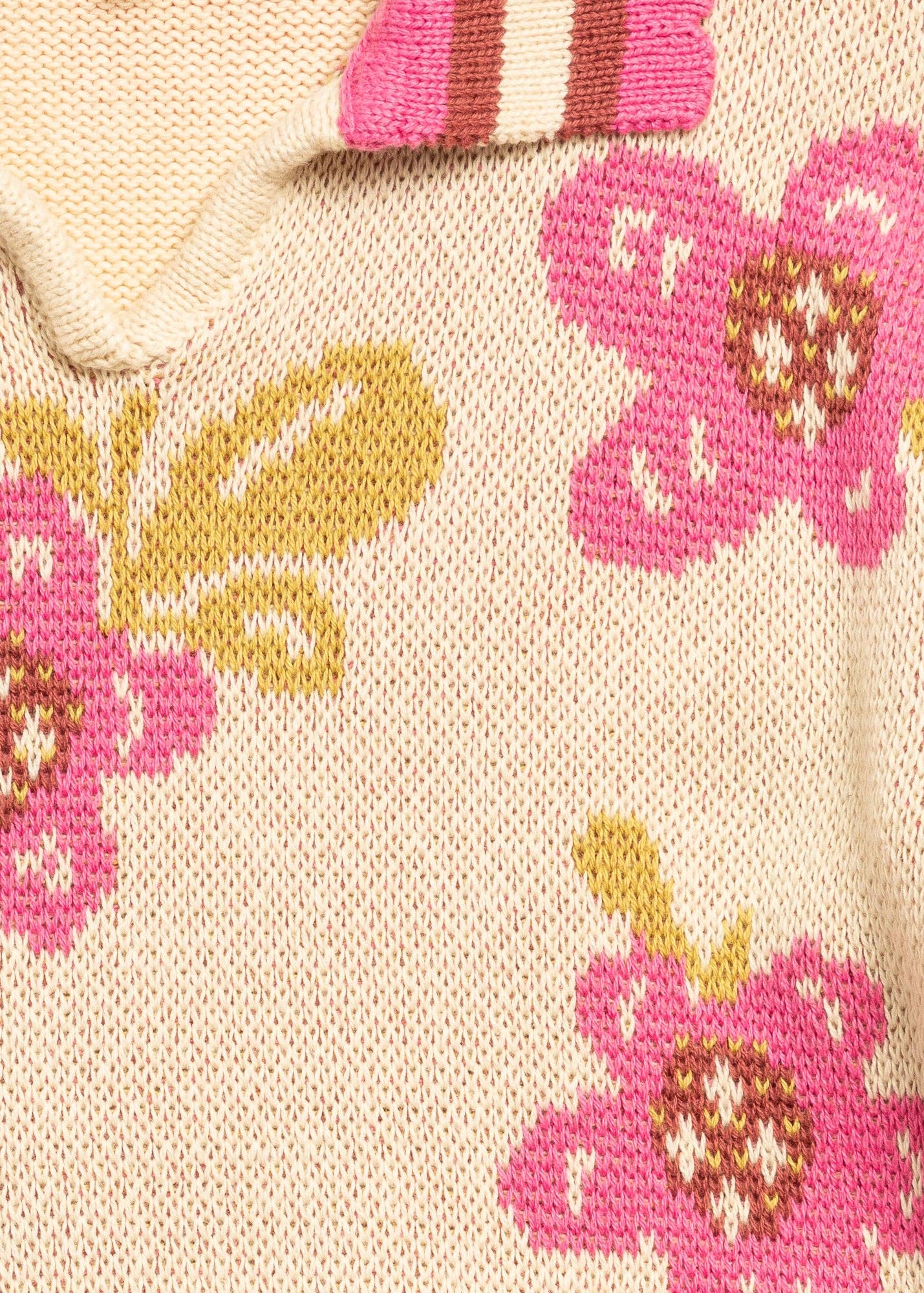 Retro Flowers Sweater