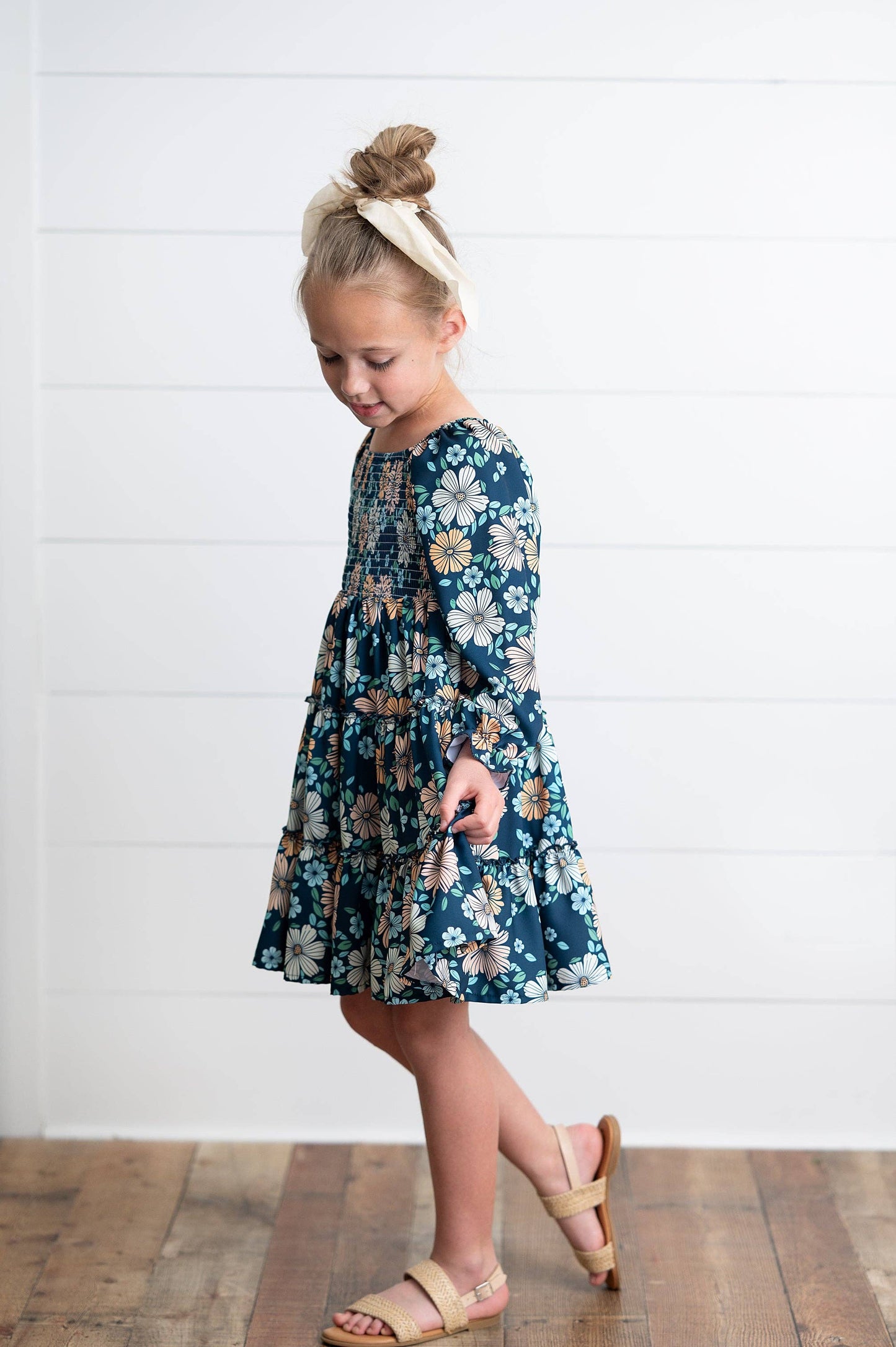 Floral 3-Tiered Dress