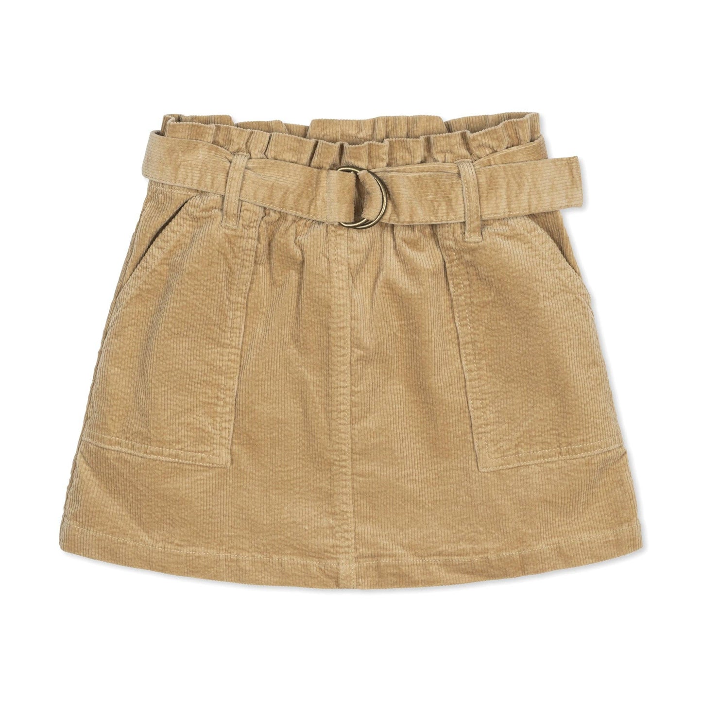 Organic Corduroy Khaki Skirt