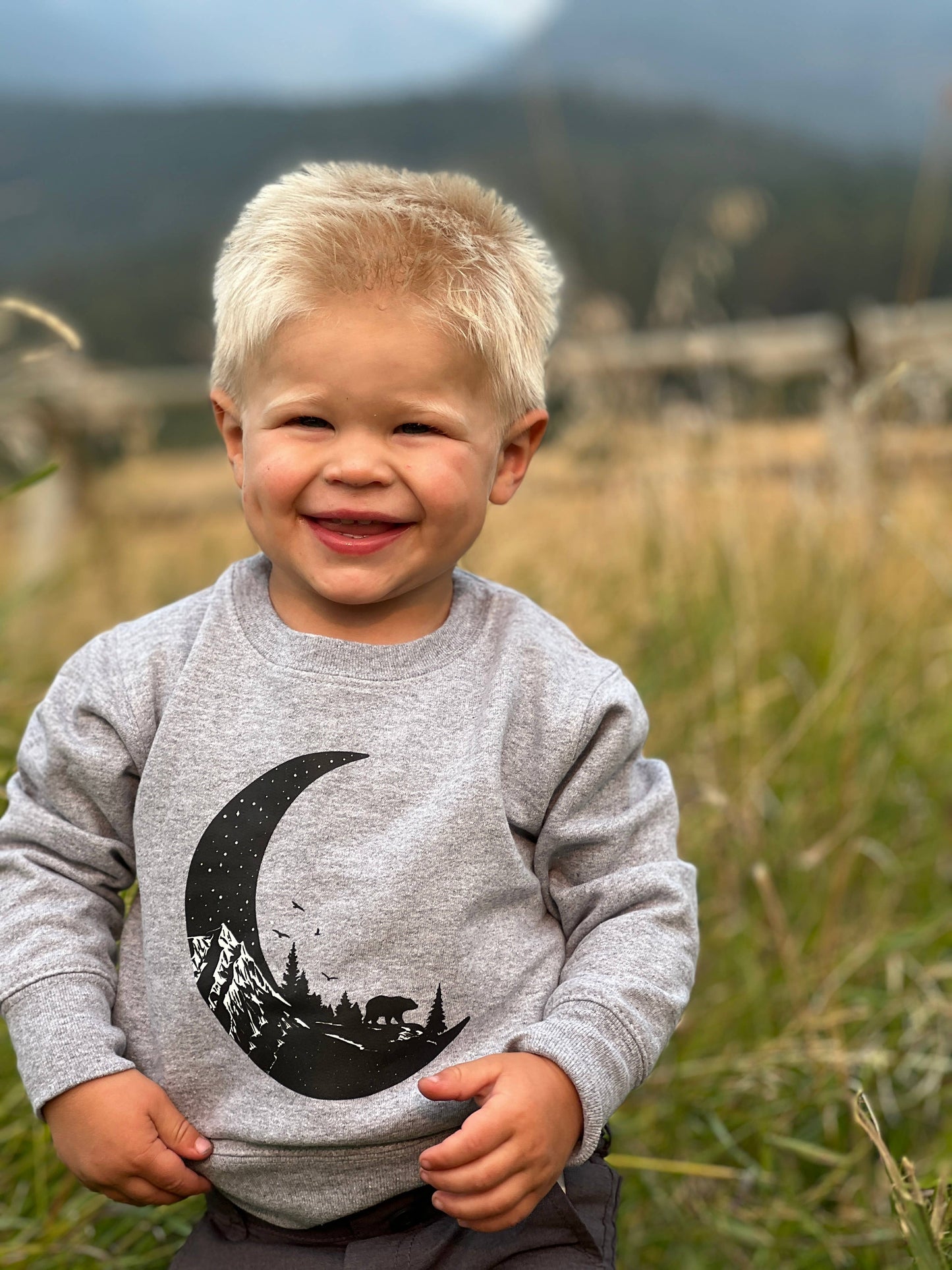 Walk In the Woods Kids Crew Sweatshirt