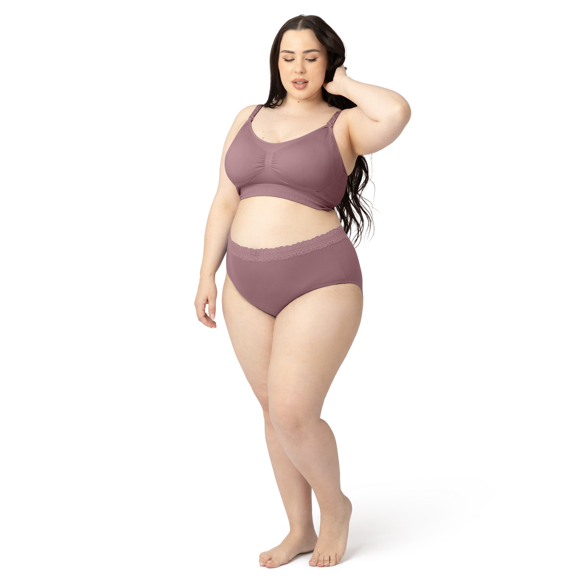 High-Waisted Postpartum Recovery Panties -Dusty Hues