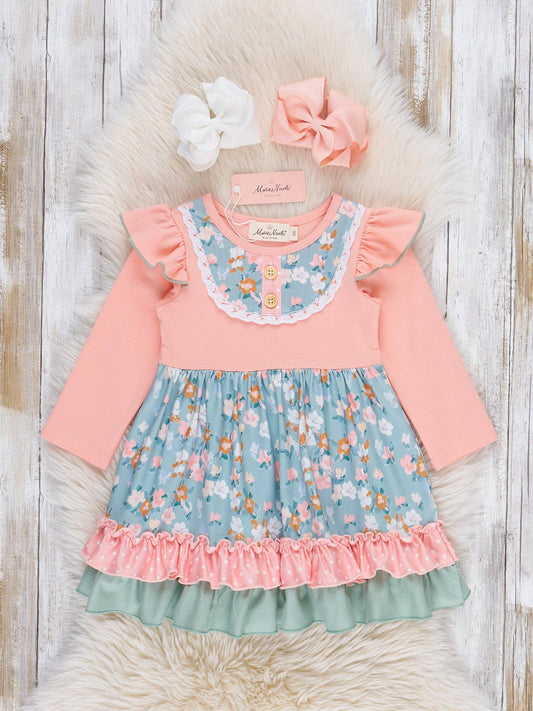 Little Wildflower Ruffle Dress
