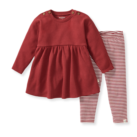 Thermal Organic Girl Tunic & Pants Set