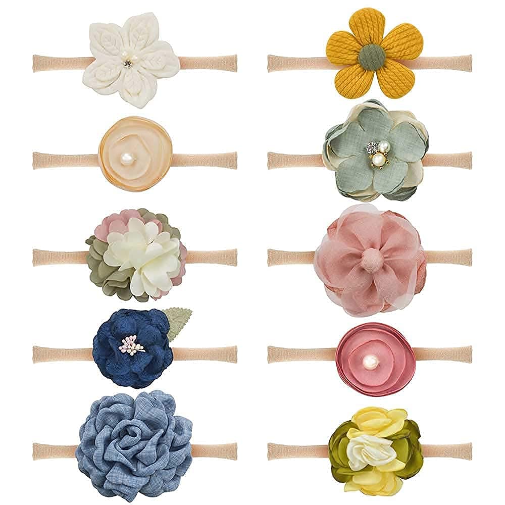 Thin Flower Headbands