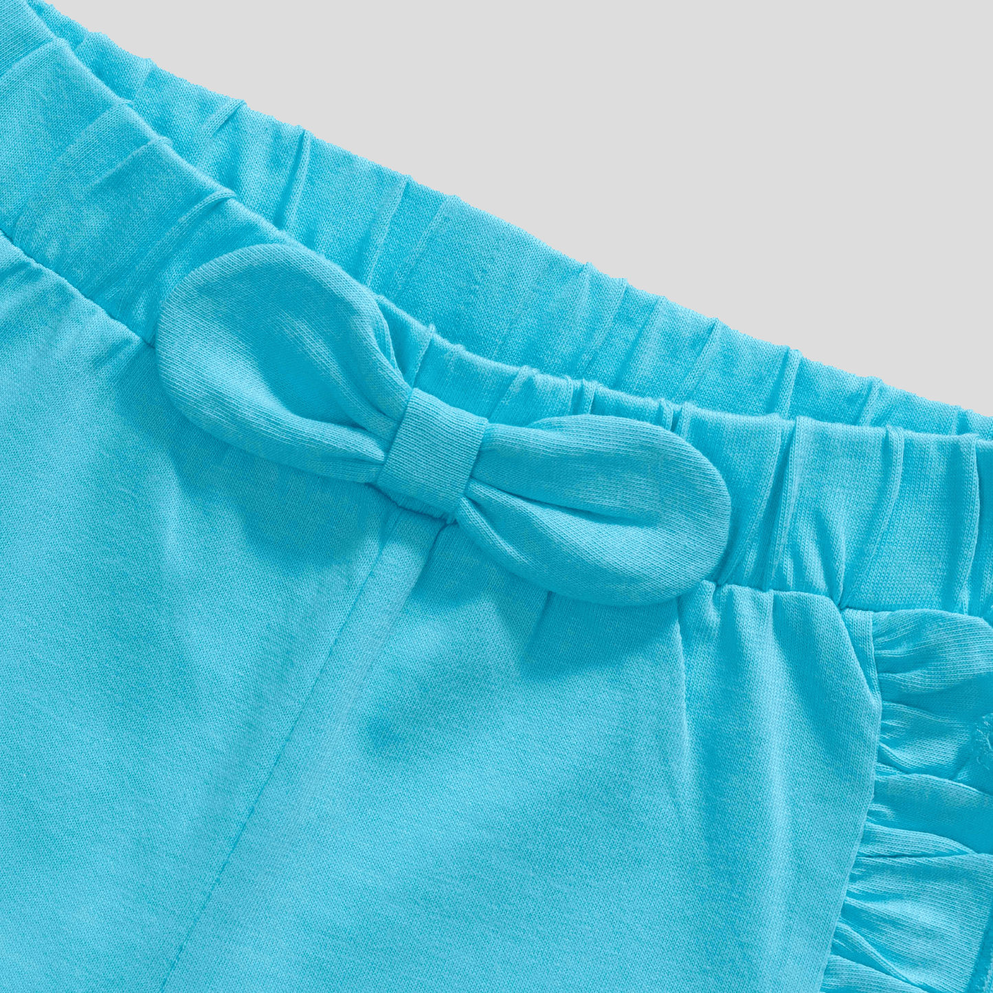 Mermaid Ruffled Tee & Shorts Set