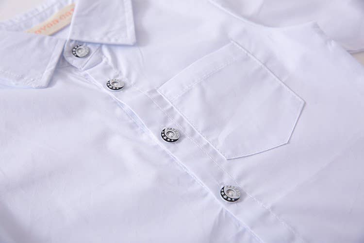 White Button-Down Dress Shirt