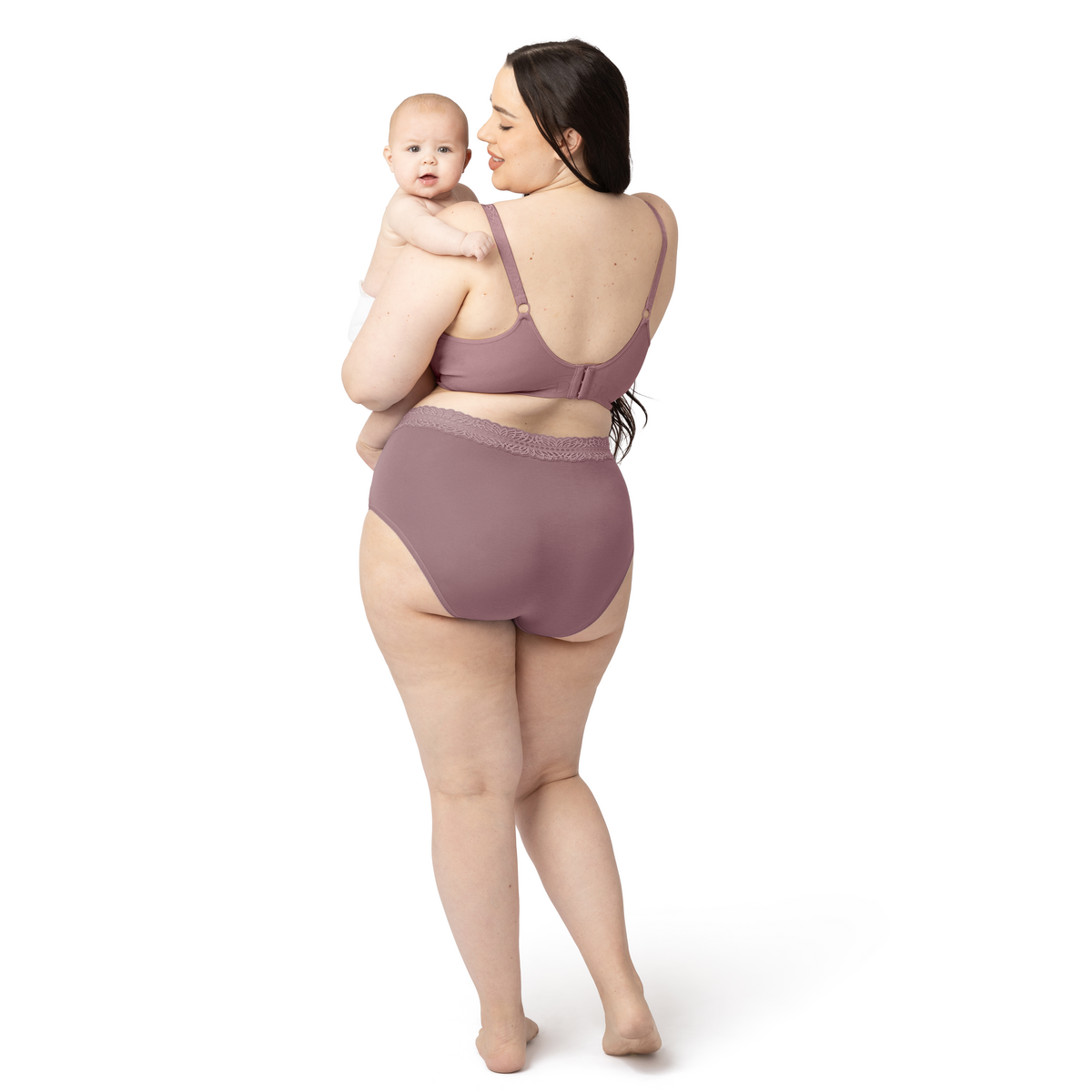 High-Waisted Postpartum Recovery Panties -Dusty Hues