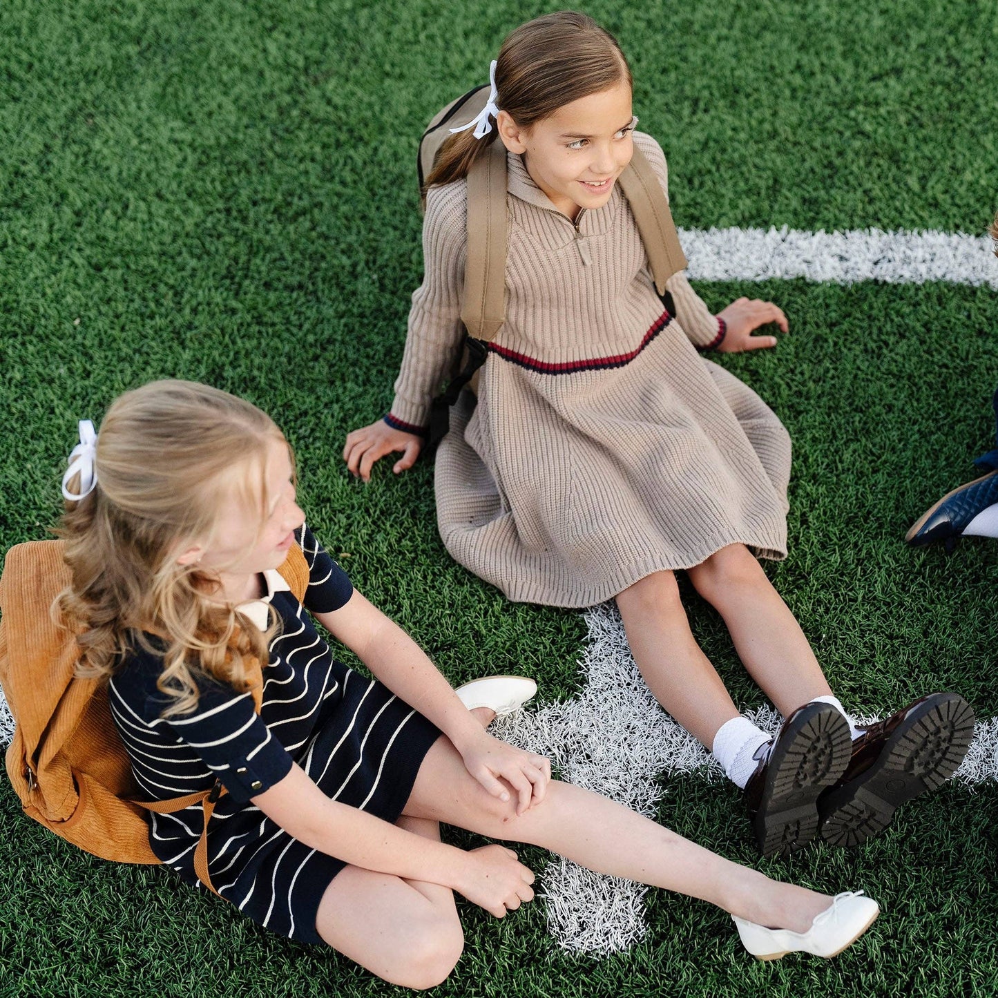 Organic Sweater Dress: Taupe Heather