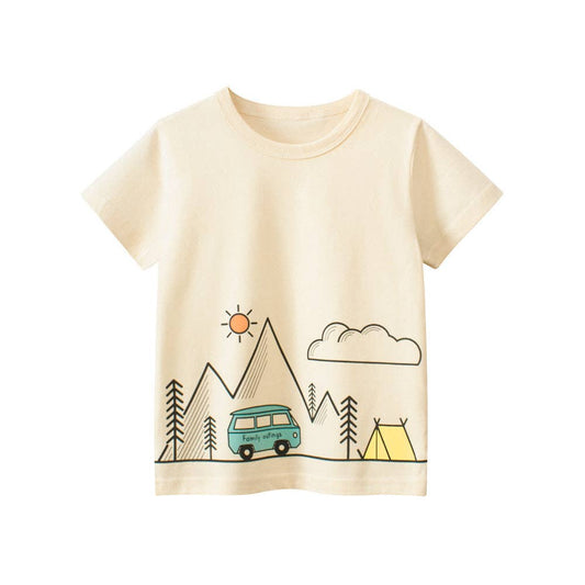 Mountain Camping Short Sleeve T-Shirts