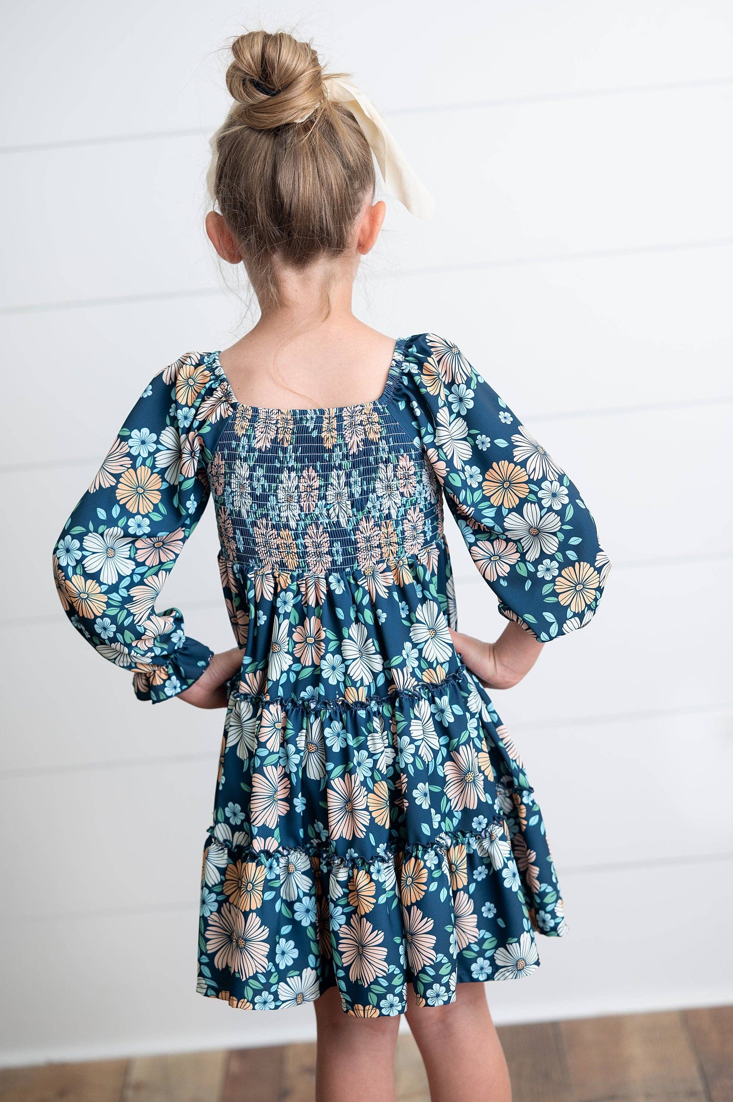 Floral 3-Tiered Dress