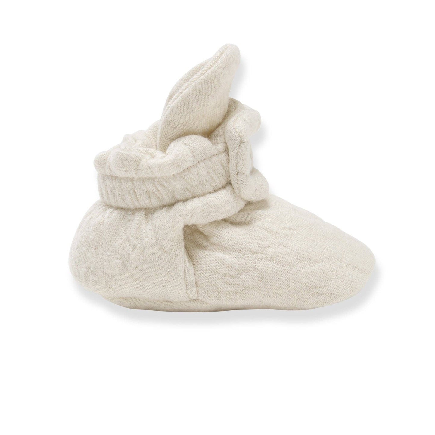 Organic Cotton Quilted Bee Baby Booties