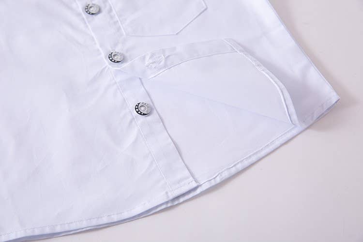 White Button-Down Dress Shirt