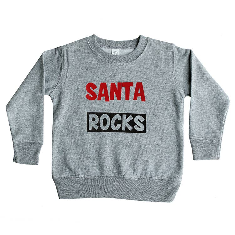 Grey Santa Rocks Sweatshirt