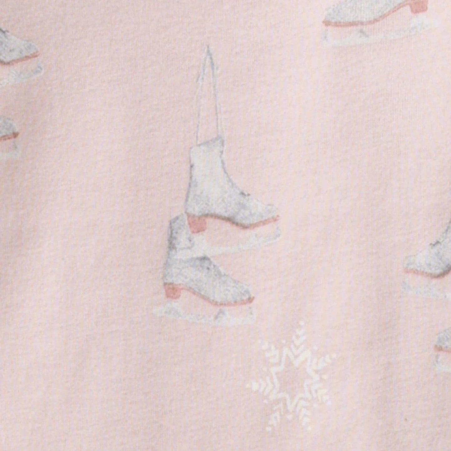 Ice Skates Organic Cotton Two-Piece Pajamas