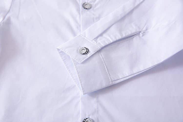 White Button-Down Dress Shirt
