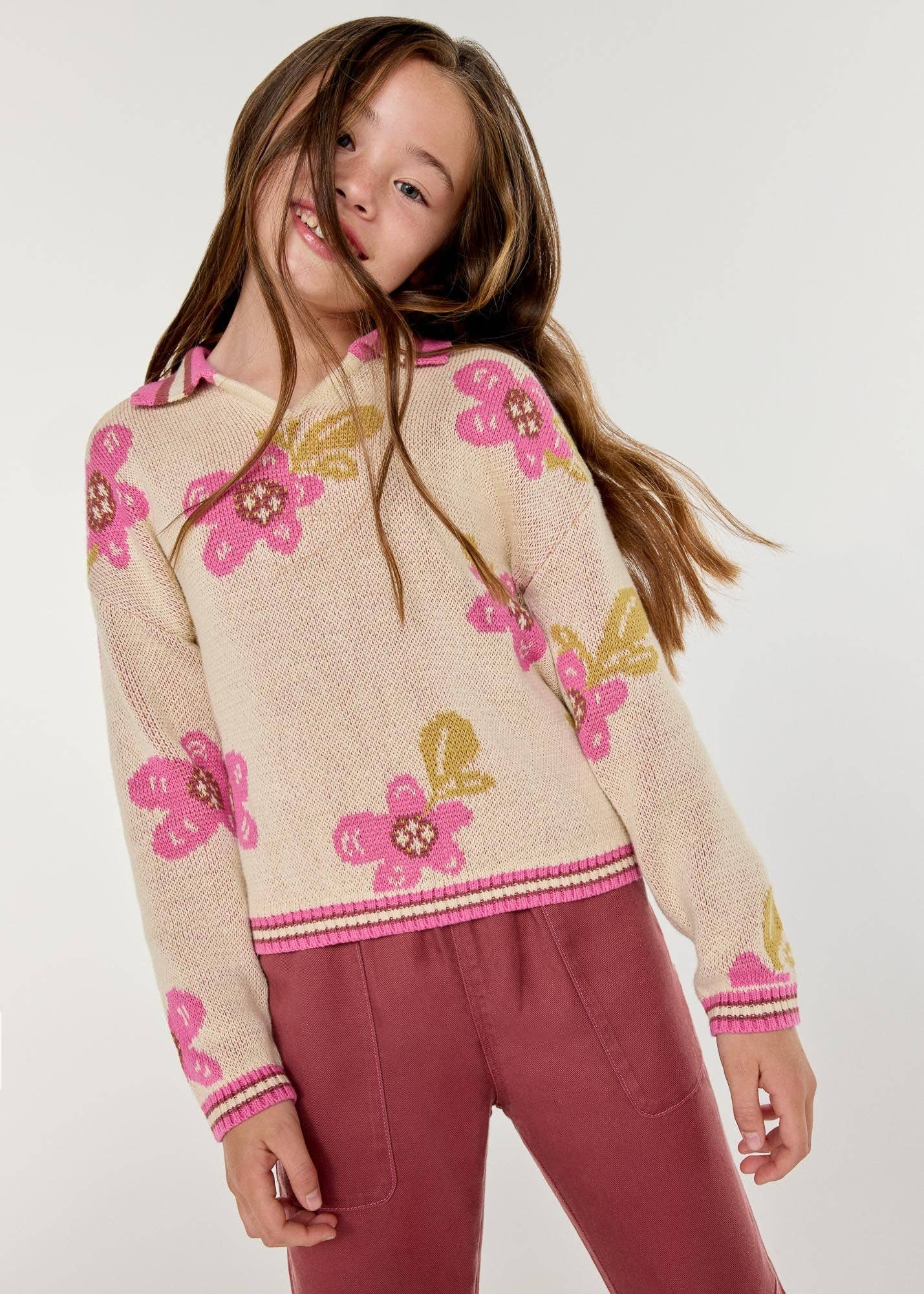 Retro Flowers Sweater