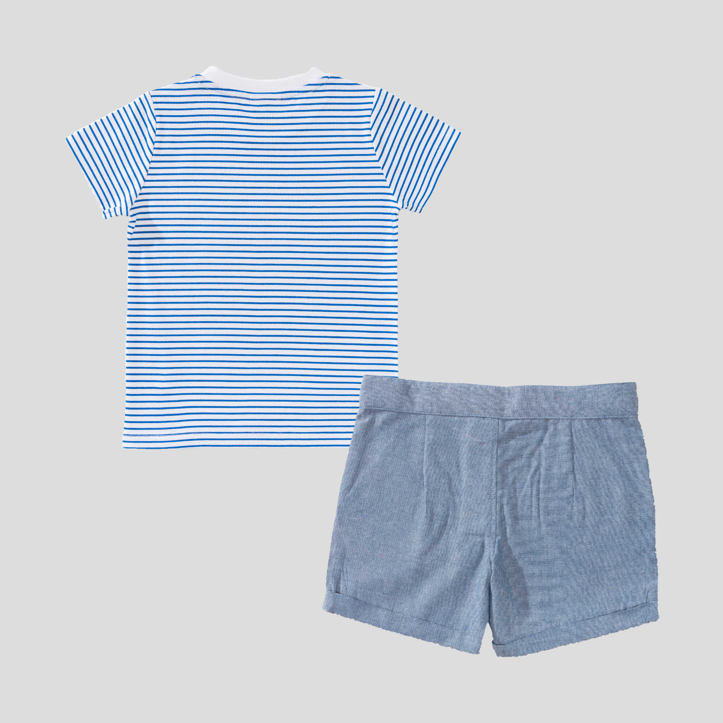 Elephant Printed Tee and Shorts Set