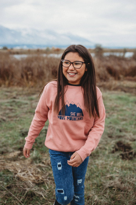 She Will Move Mountains Sweatshirt