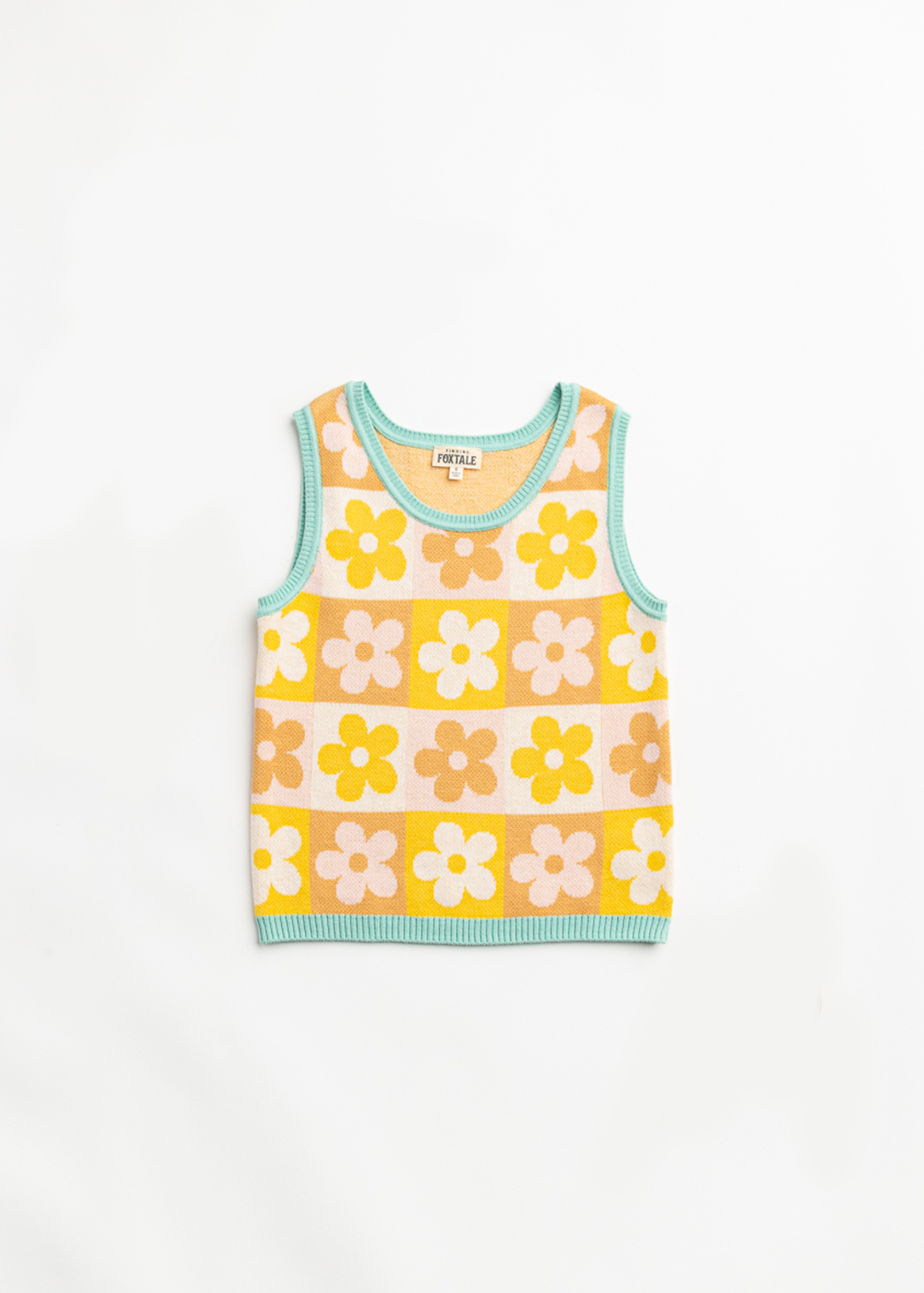 Daisy Color Block Sweater Vest