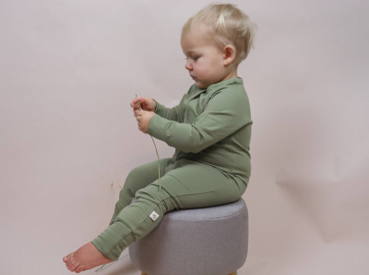 Soft Fern Baby Romper