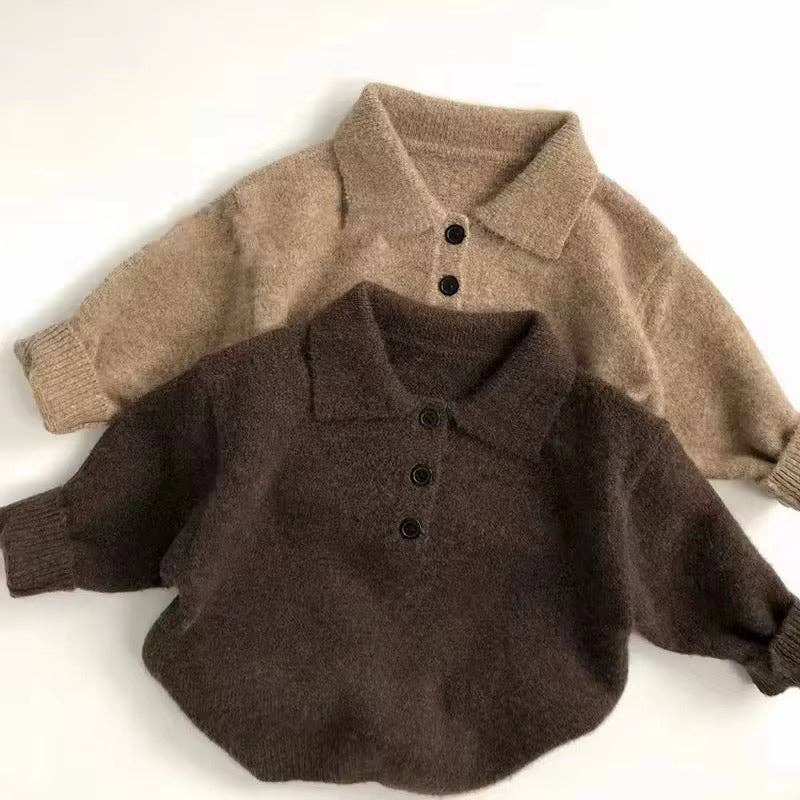 Hazel Brown Organic Cotton Sweater