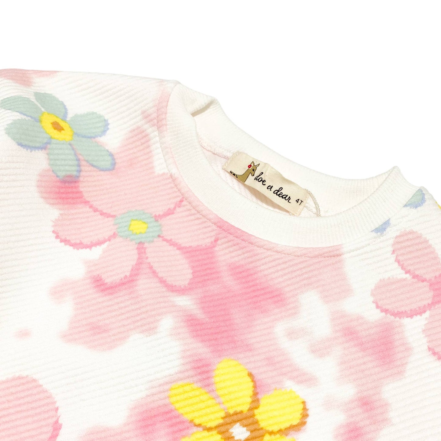 Floral Cloud Dye Sweatshirt