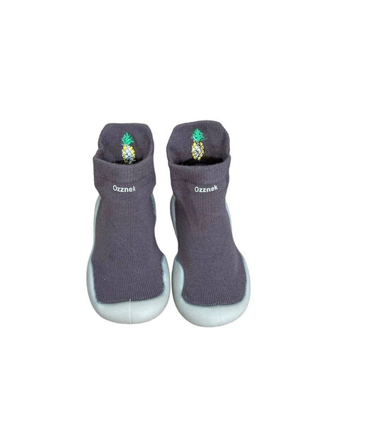 Charcoal Grey Barefoot Sock Shoes