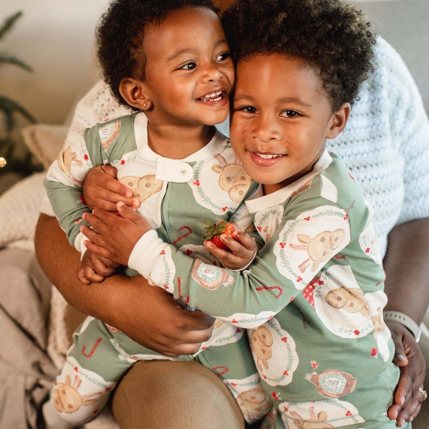 Reindeer Pancakes Two-Piece Pajamas