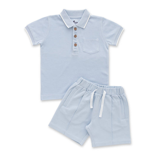 Organic Classic Toddler Polo & Shorts Set