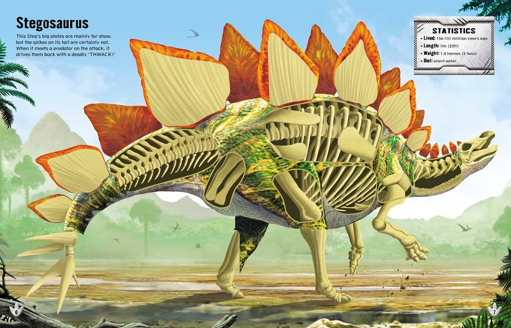 Build Your Own Dinosaurs Sticker Book : Usborne