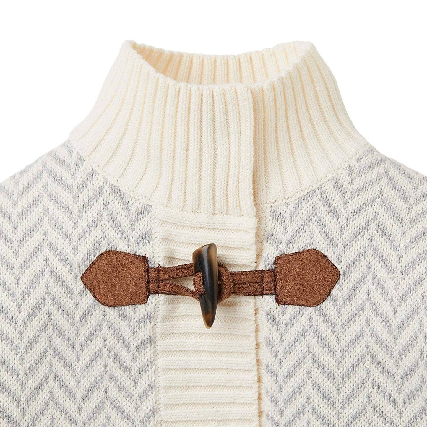 Herringbone Toggle Cardigan
