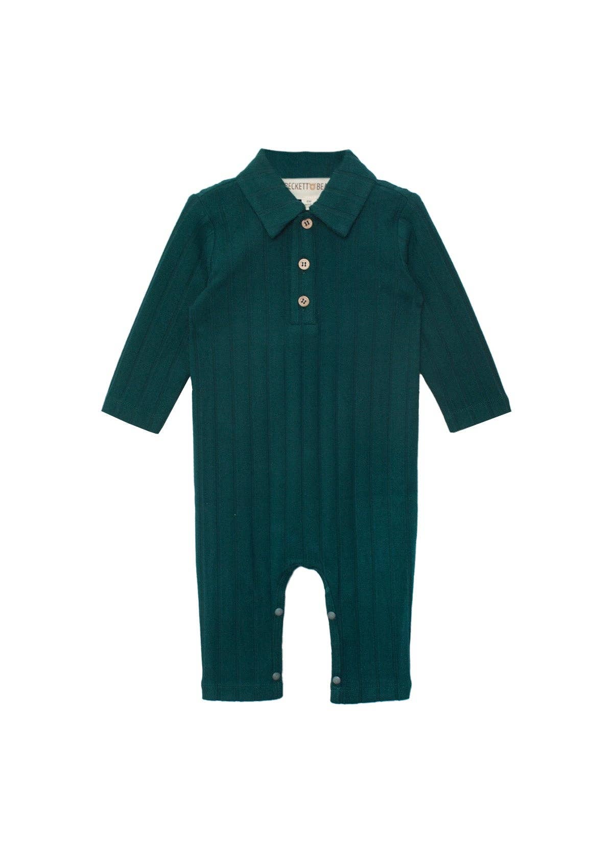 Green Owen Romper