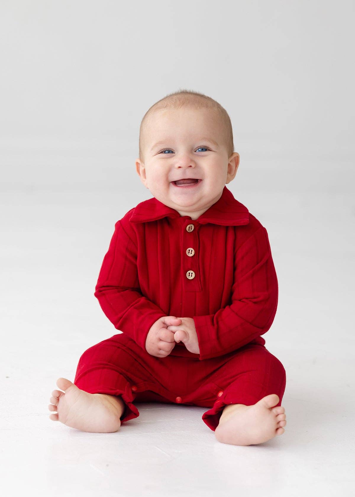 Red Charlie Romper