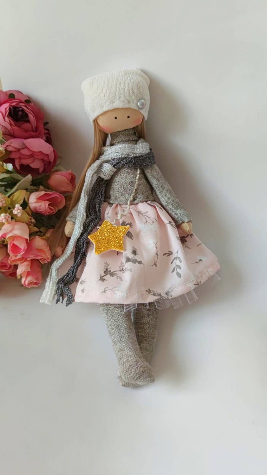 Handmade,Fabric, Heirloom Doll