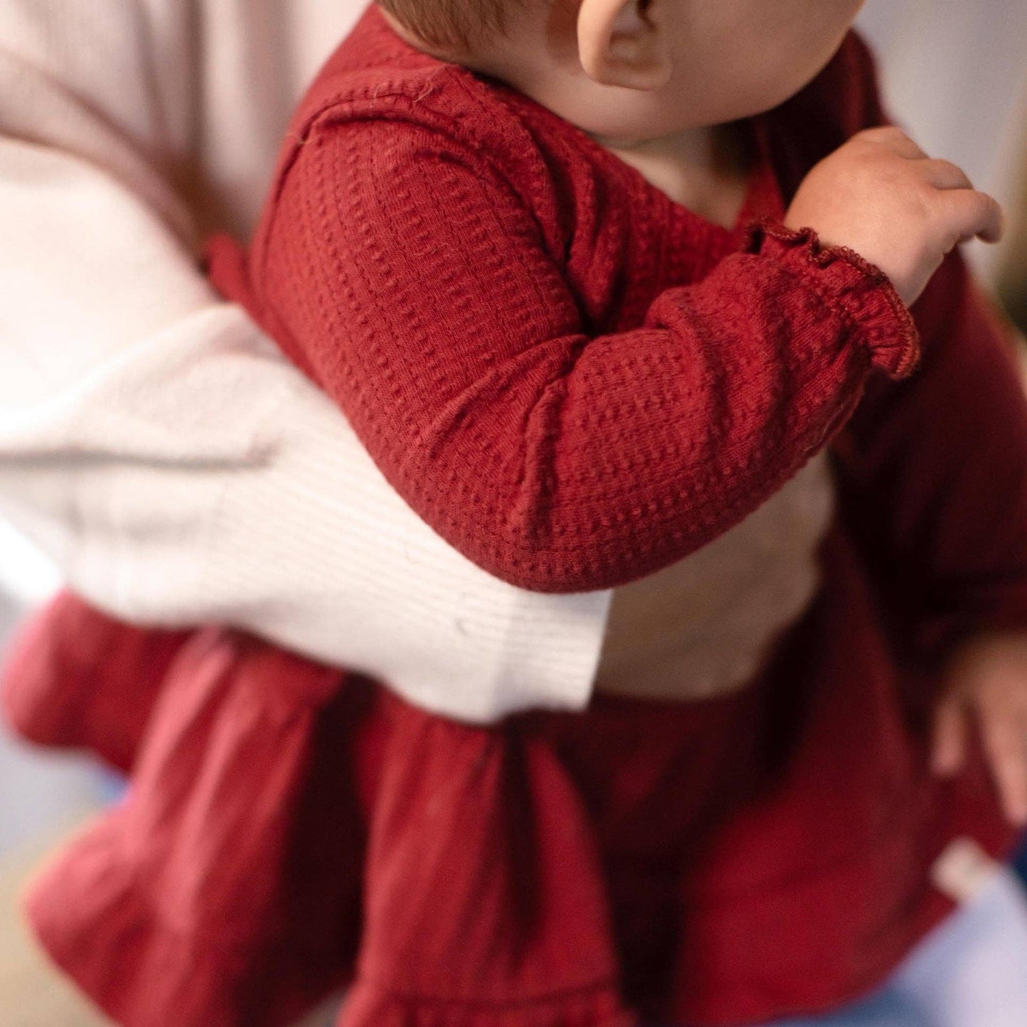 Brick Red Organic Cotton Dress