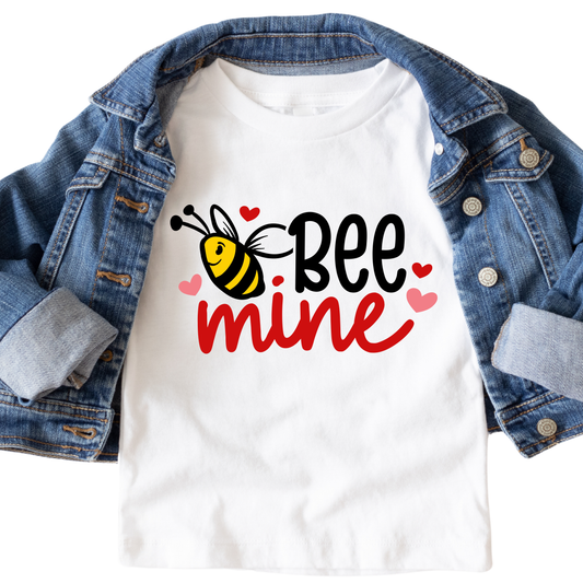 Bee Mine Valentine's Day Shirt - White