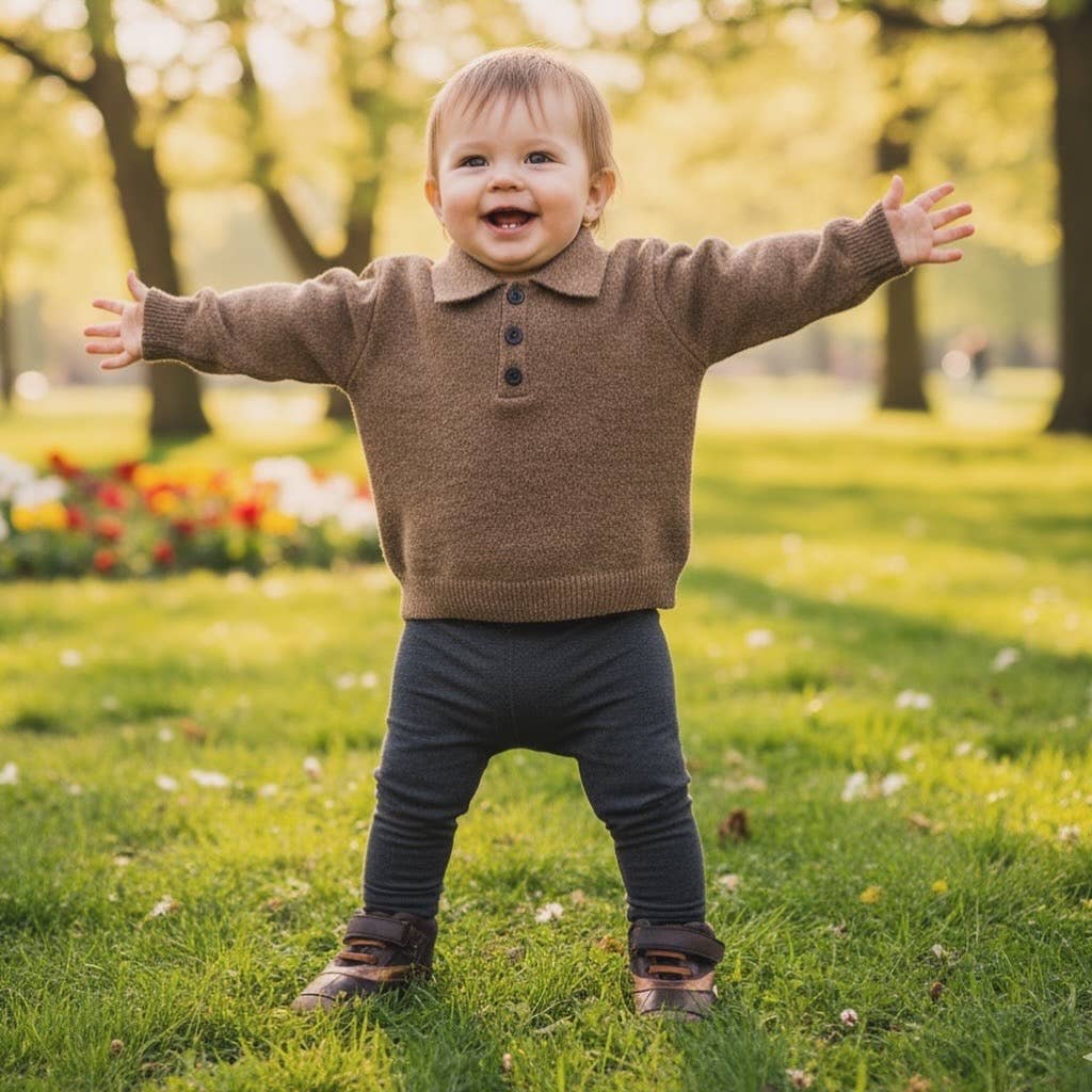 Tan Organic Cotton Sweater