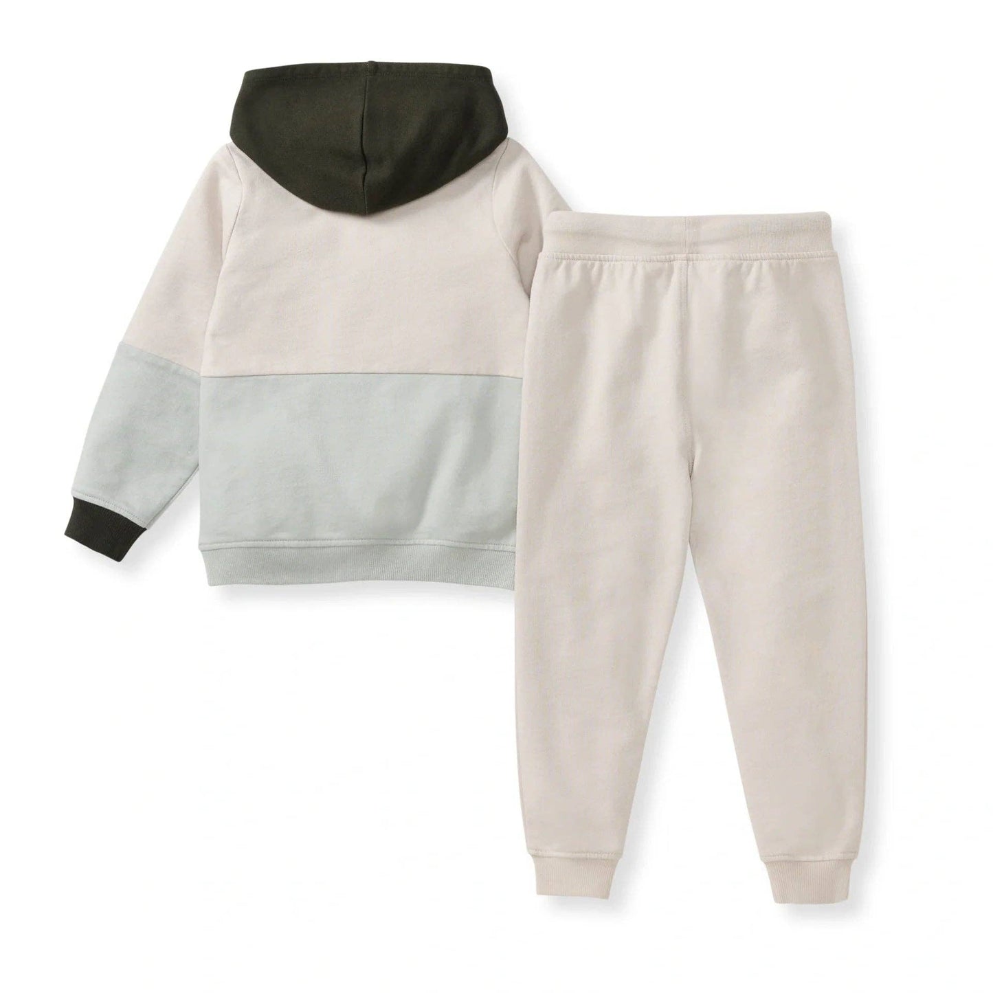 Color Blocked Sweatshirt & Pants Set