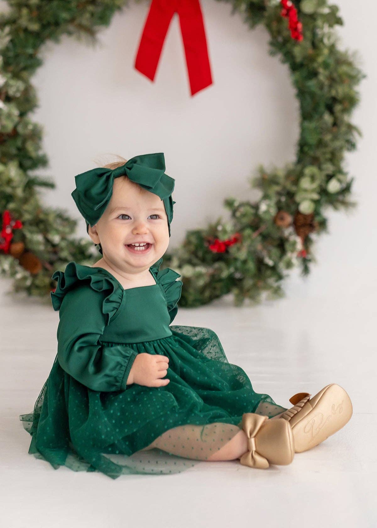 Emerald Mistletoe Dress