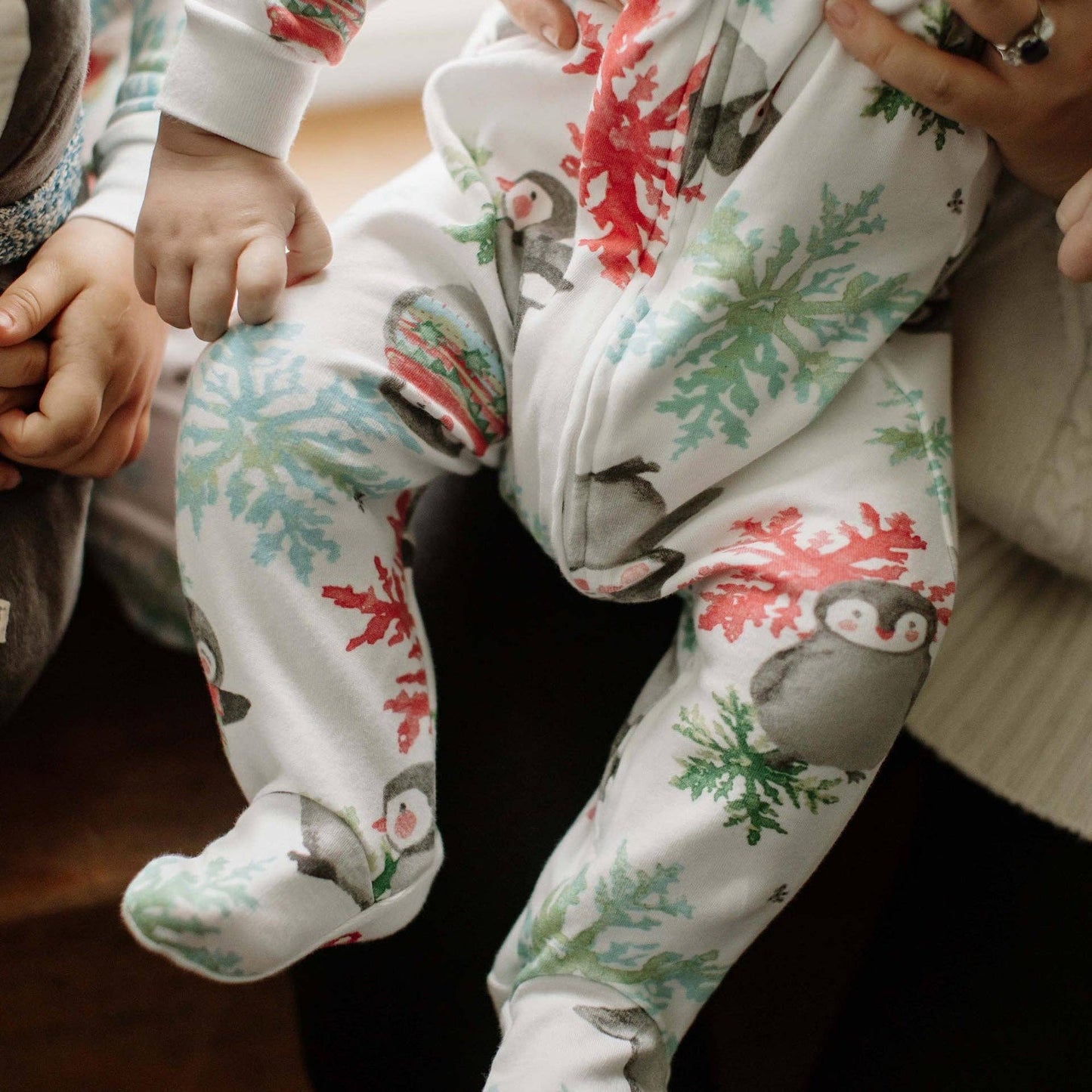 Cozy Penguins Two-Piece Pajamas