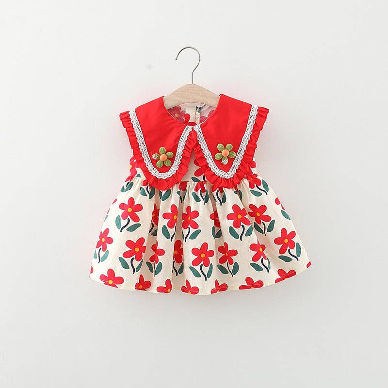 Red Flower Sundress