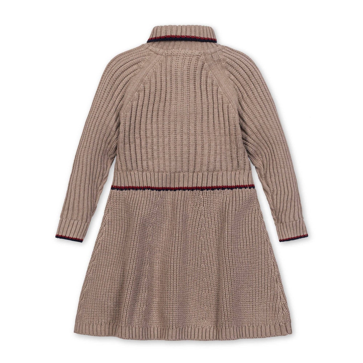 Organic Sweater Dress: Taupe Heather